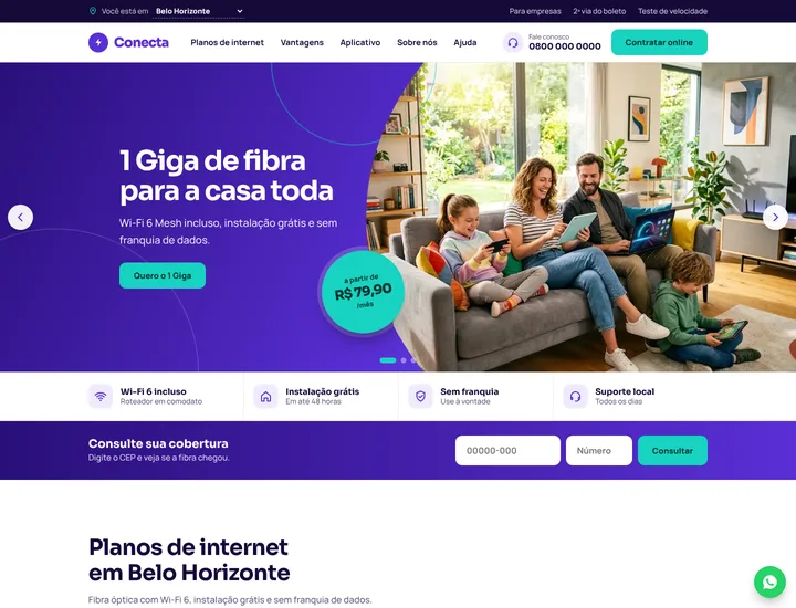 Modelo Provedor Conecta